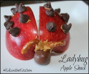 Ladybug Apple snack